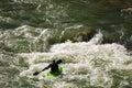 A Kayaker in Goshen Pass